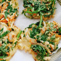 はにーーーーー！！'s cooksnap of when they made サクサク！春菊と桜エビのかき揚げ♪.