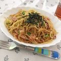 waco25's cooksnap of when they made めんつゆで♬きのこアボカドパスタ.