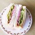 take♪aki♪'s cooksnap of when they made ハムレタスサンド.