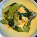 R2016's cooksnap of when they made チンゲン菜と卵のオイスターソース炒め.