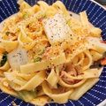 YUKIKOblue's cooksnap of when they made 白菜とツナの胡麻和風パスタ♪.