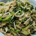 えくぼ母さん's cooksnap of when they made 激安♡豆苗ともやしのベーコン炒め♡.