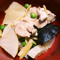 クックY08S17☆'s cooksnap of when they made 鶏と大根としいたけの煮物.