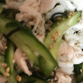 ma___111's cooksnap of when they made ささみときゅうりの塩昆布和え.