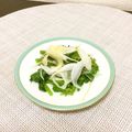 ☆こまっと☆'s cooksnap of when they made 菜の花と新玉のサラダ＊わさびドレッシング.