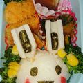 ふぁじはる's cooksnap of when they made キャラ弁＊ありがとウサギのお弁当.