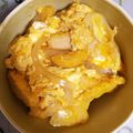 neconoco's cooksnap of when they made 簡単時短！めんつゆとナゲットで親子丼！.