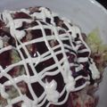 むらさき娘's cooksnap of when they made 超～簡単！キャベツたっぷりのお好み焼き.