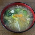 梨吉くん's cooksnap of when they made レタスと半熟玉子のお味噌汁.