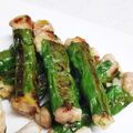 ソネチコ's cooksnap of when they made 材料二つで簡単。。ネギの肉詰め。。.