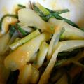 mmiwa's cooksnap of when they made エシャレットの茎のぬた.