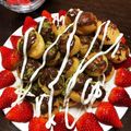 もちっこ橙色's cooksnap of when they made ♬簡単シュークリームたこ焼き♬.
