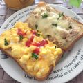 フジぽん's cooksnap of when they made 欲張り❣❣卵トースト&ツナチーズトースト.