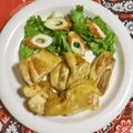 mmameco's cooksnap of when they made レタスとちくわのピリ辛サラダ.