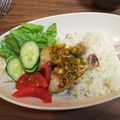 クリオネM's cooksnap of when they made 簡単炊飯器でシンガポールライス♡海南鶏飯.