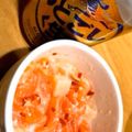 がんぐろたまご✩'s cooksnap of when they made サーモン塩辛♪.