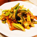 ダッフィーニーうに's cooksnap of when they made 簡単！胡瓜と卵のピリ辛炒め.