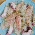 ちーゆづアーちゃん☆'s cooksnap of when they made タコとサーモンのマリネサラダ.