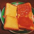 すみま～る's cooksnap of when they made ピーナッツバターと蜂蜜のトースト.