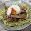 SPI2's cooksnap of when they made 菜の花と豚肉の味噌マヨ丼.