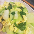 ホワイトカブ's cooksnap of when they made 簡単な一品【青梗菜と卵の塩炒め】.