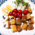 ﾁｲﾁｬﾝﾏﾏ's cooksnap of when they made ホウレンソウのソテー入り☆チキンカツ.