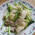 花梨139's cooksnap of when they made 豚小間肉とかぶのオイマヨソテー.