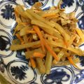 ほもさぴくろまによん's cooksnap of when they made ☆ヤーコンと人参のきんぴら☆.