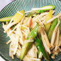 みずたま1616's cooksnap of when they made アスパラとえのきの醤油マヨ炒め.