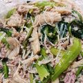 ねぞろ's cooksnap of when they made レンジで簡単＊小松菜とえのき和え.