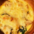 ちろ♡'s cooksnap of when they made カボチャとほうれん草のグラタン.