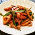 あーこ姐's cooksnap of when they made 蓮根入りのケチャソース炒め.