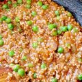 ちあみ's cooksnap of when they made グリーンピースのおからキーマカレー.