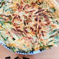 マロ吉右衛門's cooksnap of when they made 米粉が入ったもちもち☆豚ニラチヂミ.