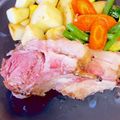 mifffy15's cooksnap of when they made ゆっくり火入れしたラムラックのグリル.