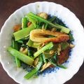 amjkao's cooksnap of when they made 小松菜とちくわのカレー風味炒め.