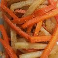 まーやん☆☆'s cooksnap of when they made 超簡単きんぴら（大根＆人参）.