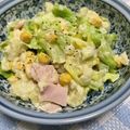 ☆さぶ☆☆'s cooksnap of when they made レンジで簡単＊キャベツの春色ポテトサラダ.