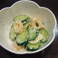 Ｐ子ママ's cooksnap of when they made きゅうりとちくわのめんたいマヨ和え.