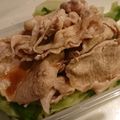 RYOCO∞'s cooksnap of when they made 豚しゃぶの甘醤油和え　キャベツとともに♡.