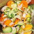 マルコとジーナ's cooksnap of when they made 簡単胡瓜と玉ねぎのヘルシーサラダ♪.