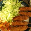 Rutsu777's cooksnap of when they made 2度漬け禁止！新世界の串カツ♪.