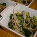 のんこ's cooksnap of when they made 即席10分✿小松菜ともやしのおひたし✿.