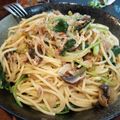 indigofig's cooksnap of when they made 三つ葉とツナのバター醤油パスタ.