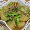 ゆけり３兄弟's cooksnap of when they made かぶとひき肉の煮物♪.