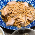 qumiy's cooksnap of when they made 簡単！茹で豚のえのきソース和え.