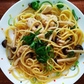 eryoasu's cooksnap of when they made ささみとしめじの柚子胡椒パスタ.