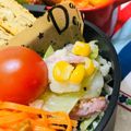 U☆kaoru's cooksnap of when they made レンジで簡単＊キャベツの春色ポテトサラダ.