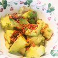 Nat728's cooksnap of when they made 簡単アボカドと食べるラー油をまぜるだけ！.