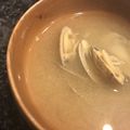 Qookoocoo's cooksnap of when they made あさりの味噌汁.